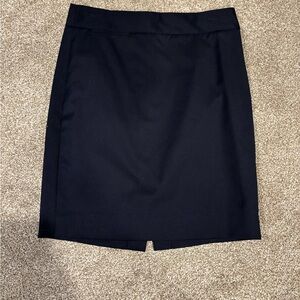J Crew Navy Blue Pencil Skirt